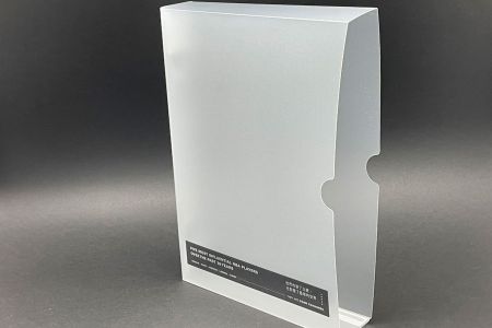 Caja de manga de plástico PP - Vista frontal