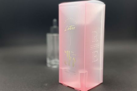 Scatola per la cura della pelle in plastica PP - Ripresa ravvicinata