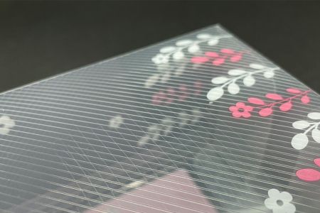 Boîte d'emballage en plastique PP texturé en toile - Focus