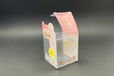 PP Átlátszó Színű Doboz Zöldlevél Zár Tervezéssel