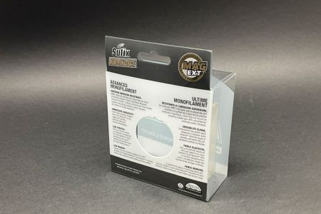 Cajas de embalaje de plástico RPET para línea de pesca - Característica trasera