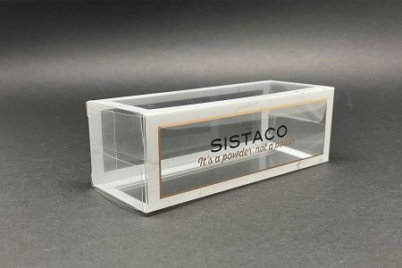 Caja de embalaje de plástico RPET para cosméticos - Caja de embalaje de plástico RPET para cosméticos - Frontal01