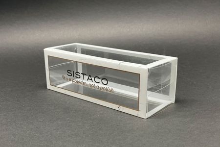 Kosmetische RPET-Plastikverpackungsbox – Front02