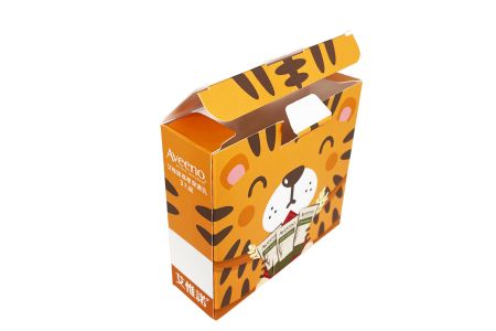 Hộp gấp giấy chăm sóc sắc đẹp với lớp laminate mờ - Mở nắp