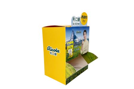 Caja de embalaje de cartón de menta de limón - Caja de embalaje de cartón de menta de limón vista panorámica