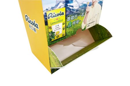 Caja de embalaje de cartón de menta de limón imitación