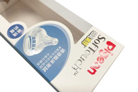 Baby Bottles Paperboard Box - Spot varnishing