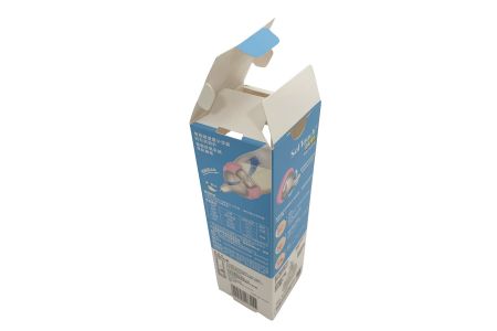 Hộp giấy đựng bình sữa trẻ em - Mặt trên