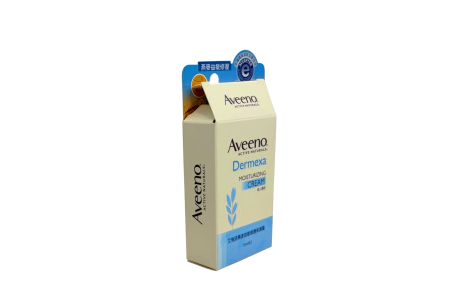 Moisturizing Cream Folding Backer Card Hanging Box Design