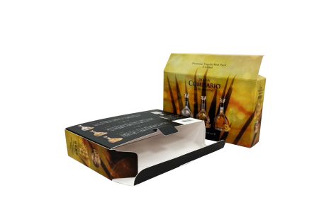 Emballage et impression personnalisés pour ensembles cadeaux de spiritueux miniatures