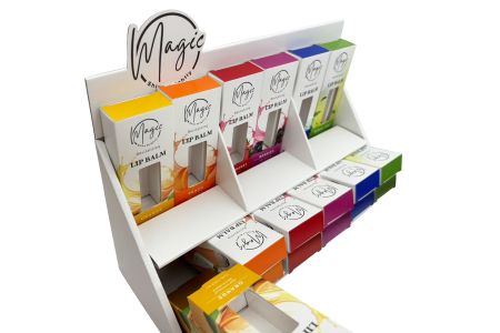 美妝品桌上型展架印刷設計