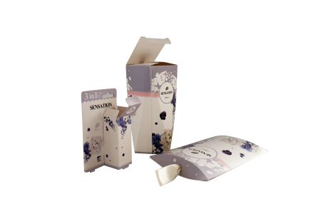 Florale Minimalistische Natürliche Themenverpackungsserie