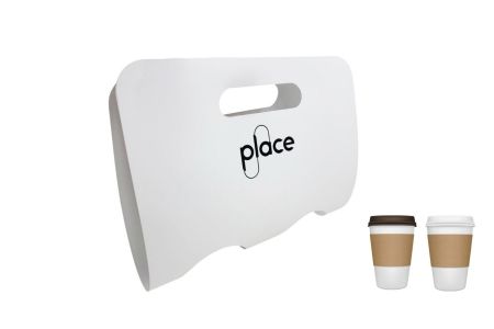 カスタム印刷テイクアウトカップキャリア - カスタム印刷テイクアウトカップキャリア