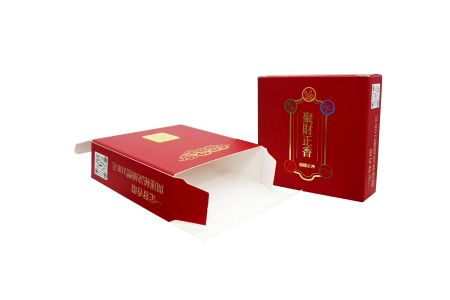 香環燙金紙盒印刷