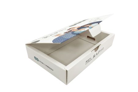 Caja de embalaje con tapa abatible - Panel superior de la caja de embalaje con tapa abatible