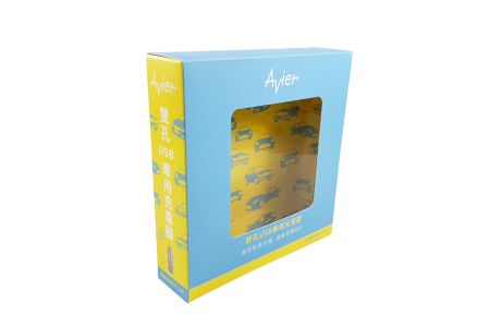 Fensterpapierverpackungskarton - Fensterpapierverpackungskarton Vorderseite Merkmal