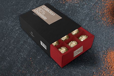 Hộp giấy kiểu ngăn kéo với phần chèn bên trong