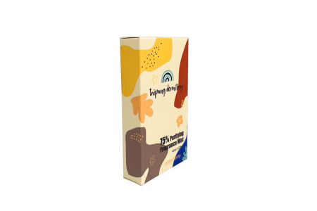Caixa de Embalagem de Spray de Álcool - Caixa de Embalagem de Spray de Álcool - Vista frontal