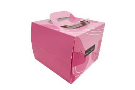 Maßgeschneiderte Kuchenverpackung Hand-Tragebox - Maßgeschneiderte Kuchenverpackung Hand-Tragebox