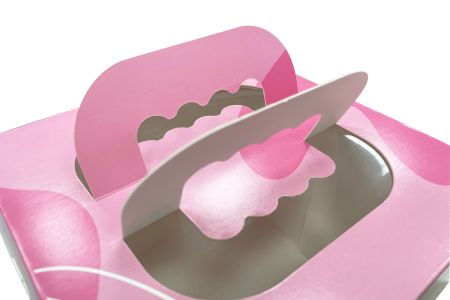 Aangepaste Taartverpakking Handgedragen Doos-De functie van draagbaarheid