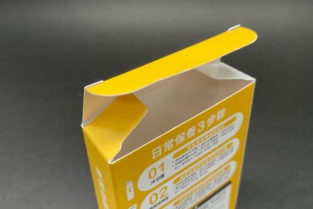 Personnalisation professionnelle des boîtes d'emballage d'essai de produit - Panneau supérieur