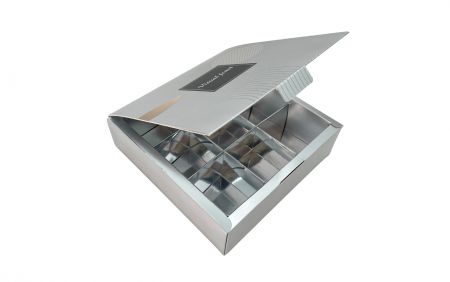 Silver Metallic Foil Paper Boxes