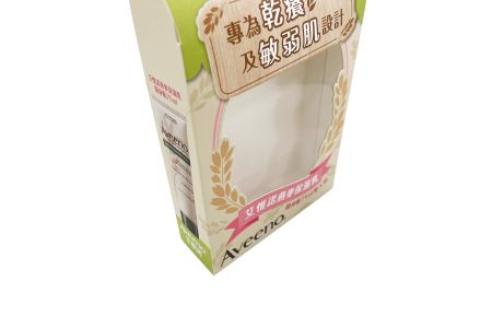 Bộ sản phẩm dưỡng da du lịch trong hộp carton có cửa sổ