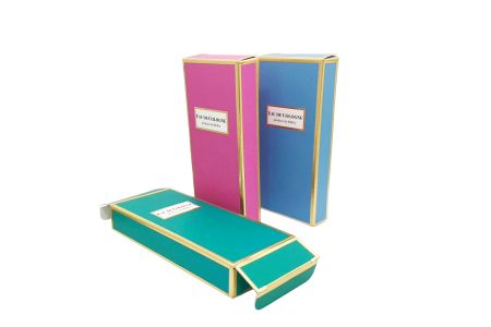 特殊色質感燙金包裝盒