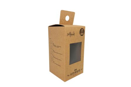 Caja de papel kraft para toalla de cabello - Caja de papel kraft para toalla de cabello - Frontal01