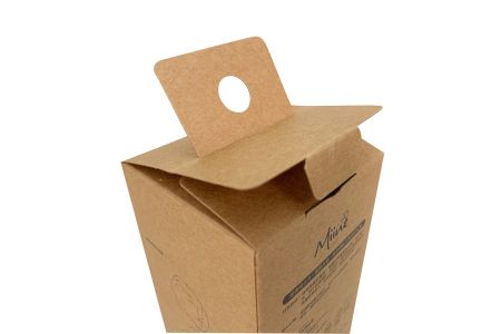 Caixa de Papel Kraft para Toalha de Cabelo – Frente02