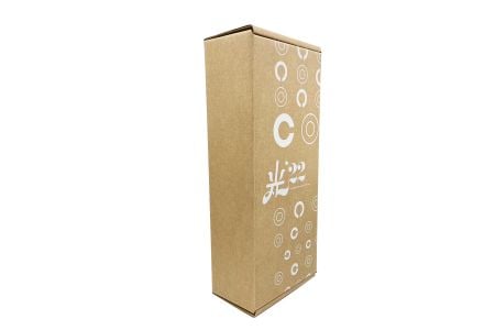 Cajas de papel Kraft para productos alimenticios - Caja de papel Kraft para productos alimenticios (parte frontal)