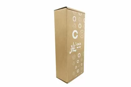 Voedselproducten Kraft papieren dozen - Voorkant van voedselproducten Kraft papieren doos