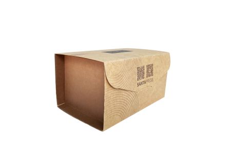 Caixa de embalagem personalizada para entrega de sobremesas - Caixa de embalagem personalizada para entrega de sobremesas