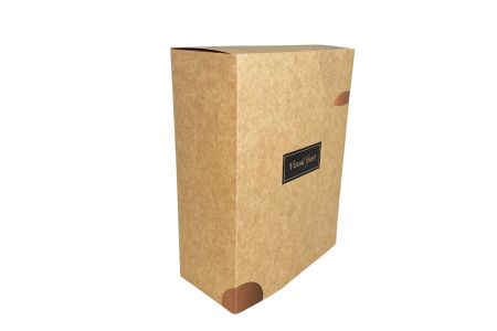 Embalaje de caja de regalo de papel kraft personalizado