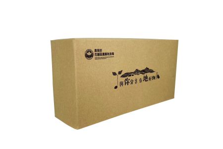 Impression monochromatique sur des boîtes d'emballage en papier kraft - Impression monochromatique sur des boîtes d'emballage en papier kraft