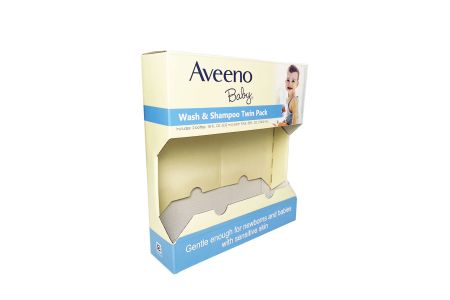 Caixa de papelão ondulado para produtos de shampoo para bebês - Caixas de papelão ondulado para produtos de shampoo para bebês - Frente01