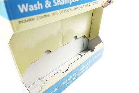 Boîtes en carton ondulé pour produits de shampooing pour bébé - Caractéristique