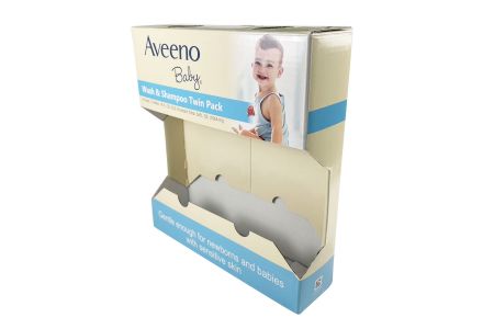 Cajas de cartón ondulado para productos de champú para bebés - Frontal02