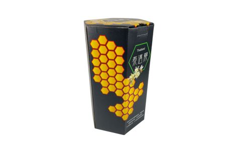 Caja de cartón corrugado para jarabe de miel - Caja de cartón corrugado para jarabe de miel - Vista panorámica