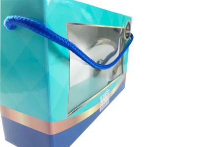 Embalagem de papelão ondulado para caixa de alimentos saudáveis - Efeito de janela aberta