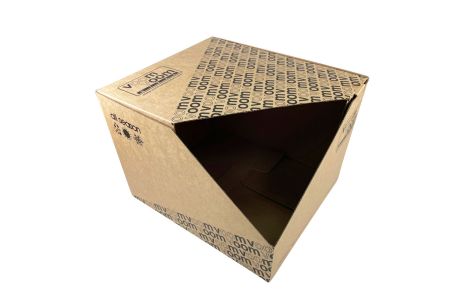 Imballaggio in scatola ondulata per casco da bicicletta - Imballaggio in scatola ondulata per casco da bicicletta - Vista frontale