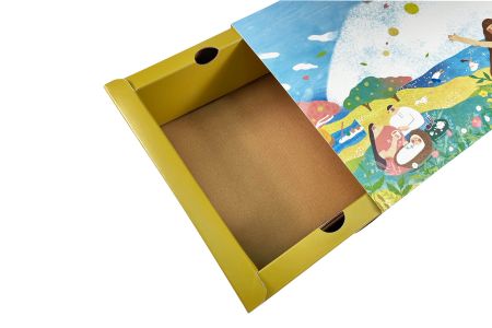 瓦楞紙-養生湯包裝盒抽取特色