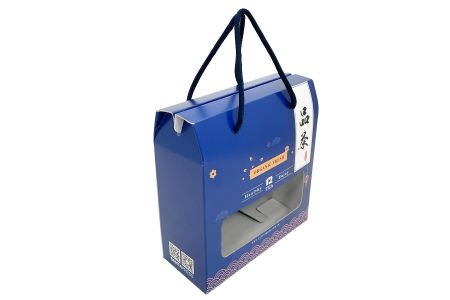 Bao bì trà giấy sóng có hộp tay cầm