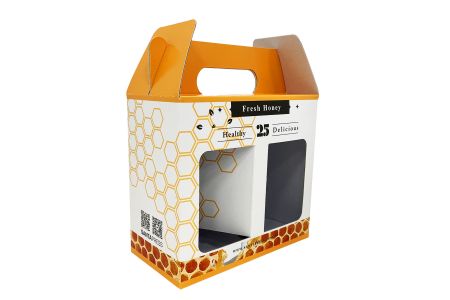 Caja de regalo de cartón corrugado personalizada para el empaque de bebidas