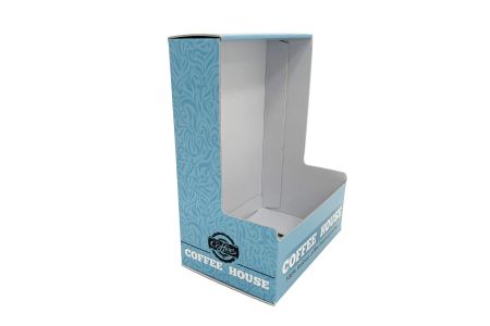 Corrugated display box with color printing - Corrugated display box with color printing