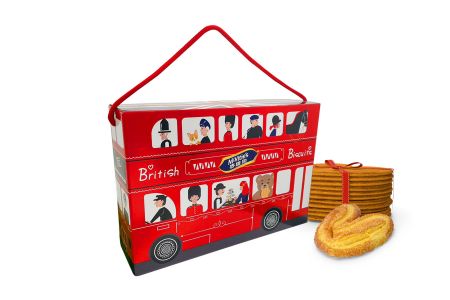 Emballage de biscuits avec des boîtes-cadeaux à poignée en corde - Emballage de biscuits avec des boîtes-cadeaux à poignée en corde