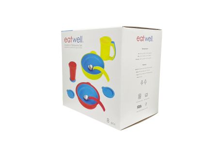 Hộp Đóng Gói Bằng Bìa Sóng Tùy Chỉnh Cho Đồ Dùng Bàn Ăn Trẻ Em