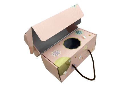 Boîte d'emballage portable pliable innovante