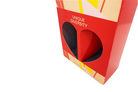 Handheld Corrugated Box with Window and Ear Handles