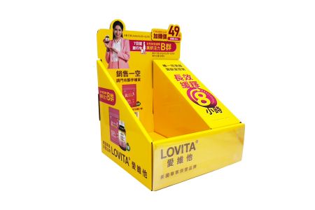 Aangepaste Geprinte Displaystand voor Biotech & Gezondheidsproducten - Aangepaste Geprinte Displaystand voor Biotech & Gezondheidsproducten